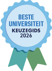 Kwaliteitszegel Keuzegids beste universiteit 2023: 2e plaats