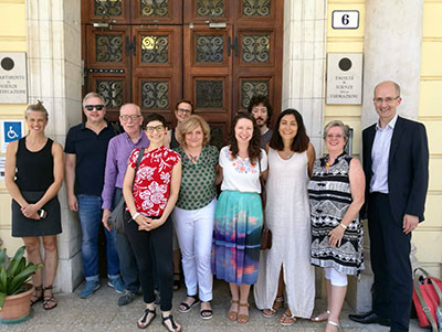 Group photo in Bologna